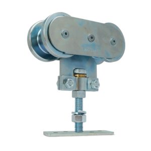 Corredera D 700 2 unidades acero cincado para riel U700 Ducasse