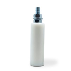 Guia simple roller nylon blanco 40mm x 120mm Ducasse