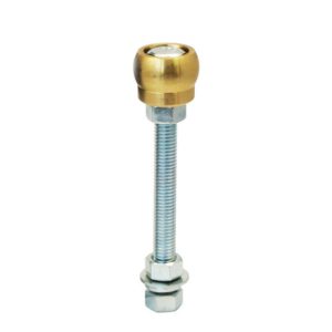 Guia portón simple 35x120mm bronce Ducasse