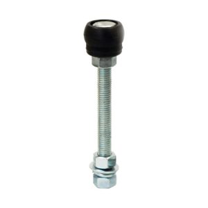 Guia porton simple 35x120mm nylon negro Ducasse