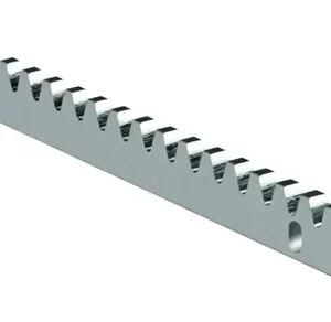 Barra cremallera porton electrico acero (12mm) 1Mts