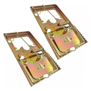Trampa ratón metal 2 unidades de 8.5 x 16.5 cms Ferretools