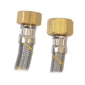 Flexible gas 1/2x1/2 x 100cm HI-HI Multimarca