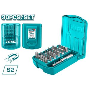 Set puntas 30 pz niqueladas TOTAL
