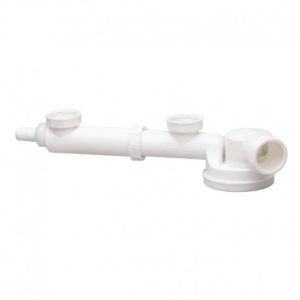Sifón Lavaplatos 2 Taza 1 1/2"  Salida Orientable Hoffens