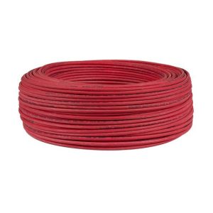 Cable evaflex 4mm rojo (H07Z1-K) 100 Mts