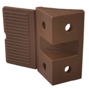 Escuadra triangular doble cafe closet DVP (un)