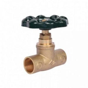 Llave paso bronce SO - SO 1/2" verde - azul taumm