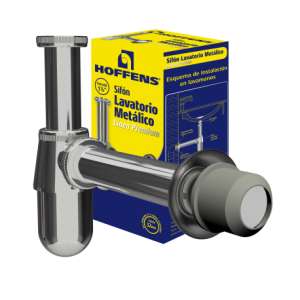 Sífon Lavatorio Metalico 1 1/4" Hoffens