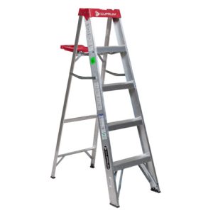 Escalera tijera aluminio  1.53 Mts 5P 150 kg Cuprum