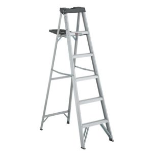 Escalera Tijera Aluminio 1.83 Mts 6P 90 kg Cuprum