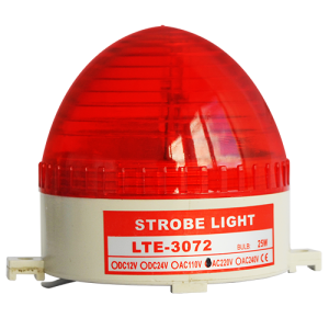 Baliza destello roja LED 220V 50 Hz
