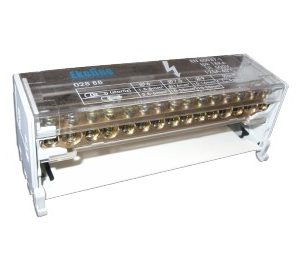 Borne Bipolar 125A 4 x 16 mm + 7 x 10 mm Ekoline