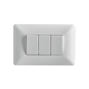Interruptor triple 9/32 embutido blanco Stanford