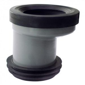 Manguito WC con Junta y Adaptador 110mm Excéntrico Hoffens