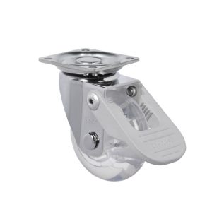 Rueda de silicona 50mm con freno 40 Kilos Ducasse