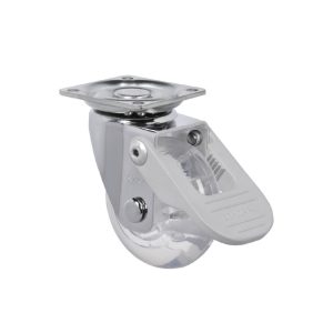 Rueda de silicona 75mm con freno 50 Kilos Ducasse