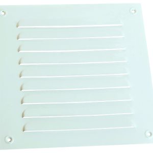 Celosía 10 x 10 cms acero esmaltado blanco Lioi