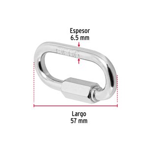 Bandola con seguro 1/4" 400Kg (44022) Fiero
