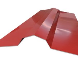 Caballete Zinc teja Maule 0.35mm 408 x 3000 mm terracota
