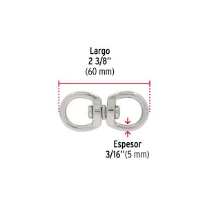 Destorcedor para cable 3/16´´  68Kg Fiero