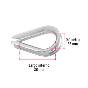 Guardacabo 1/4'' (49911) Fiero