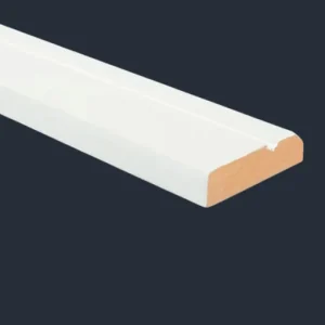 Moldura MDF blanca Guardapolvo chaflan 12 x 44 x 2.4Mts (GP17) Masisa