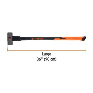 Combo 6 libras mango de fibra (19884) Truper