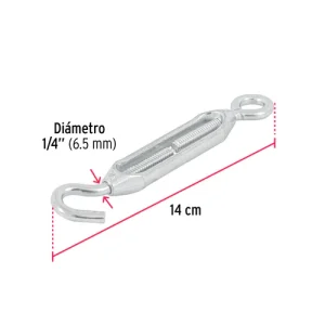 Tensor gancho argolla 1/4´´ 50k (44054) Fiero
