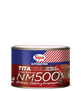 Masilla (mágica) poliéster NM500 1 Kg con catalizador Sipa