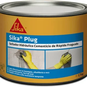 Sikaplug sellador hidráulico cementicio ultra rápido 1.7 Kg  Sika