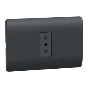 Enchufe simple 10A Genesis negro Schneider