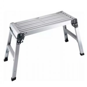 Escalera plataforma aluminio alcance 2.19 Mts 150 kg Magna