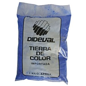 Tierra de color Azul 1Kg Dideval