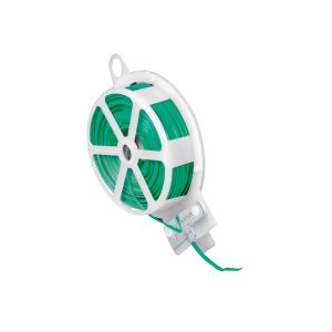 Alambre forrado verde 30Mt rollo con cortador (12322) Truper