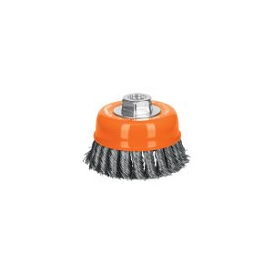 Grata copa 4" alambre trenzado grueso (17532) Truper