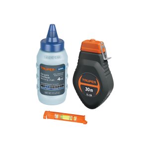 Set tizador tiralineas 30mt metalico uso rudo (18579) Truper