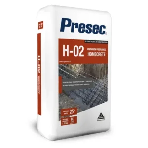 Mortero H-20 hormigón 25k (H-02) 25 Kg  Presec