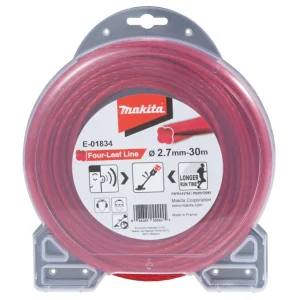 Nylon orillar estriado rojo / 2,7 mm / 30 mt Makita