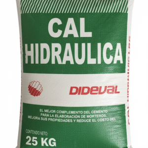 Cal hidráulica 25 Kg Dideval